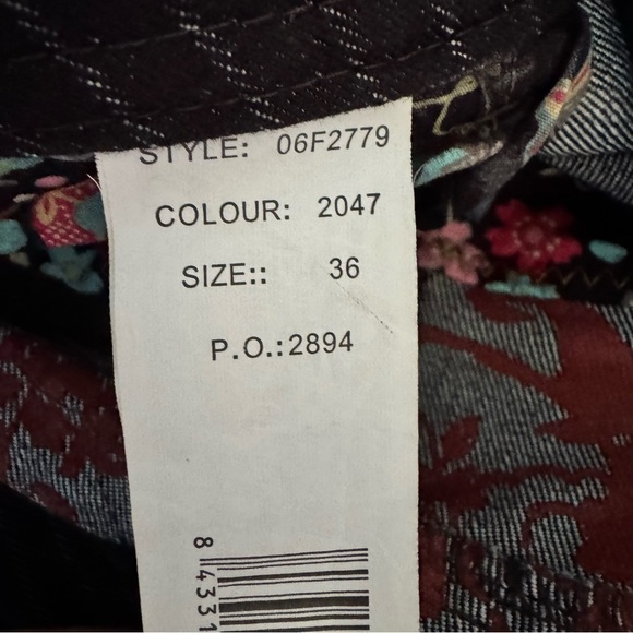 DESIGUAL DENIM PATCHWORK BALLOON SKIRT size 36 / medium NWT €74 - Picture 6 of 12